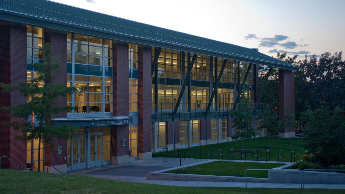 The Living Learning Center at dawn.